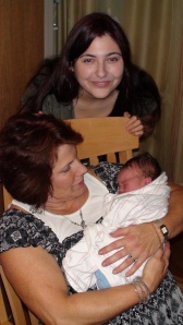 With Aunt Marie and Rachel