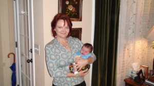 With Grandma Ren